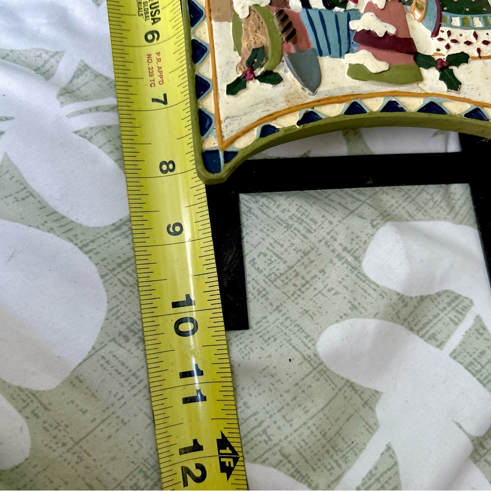 VTG Winter Gardening Floral Seasonal Sled Wall Hanging Farmhouse Decor - Picture 4 of 5